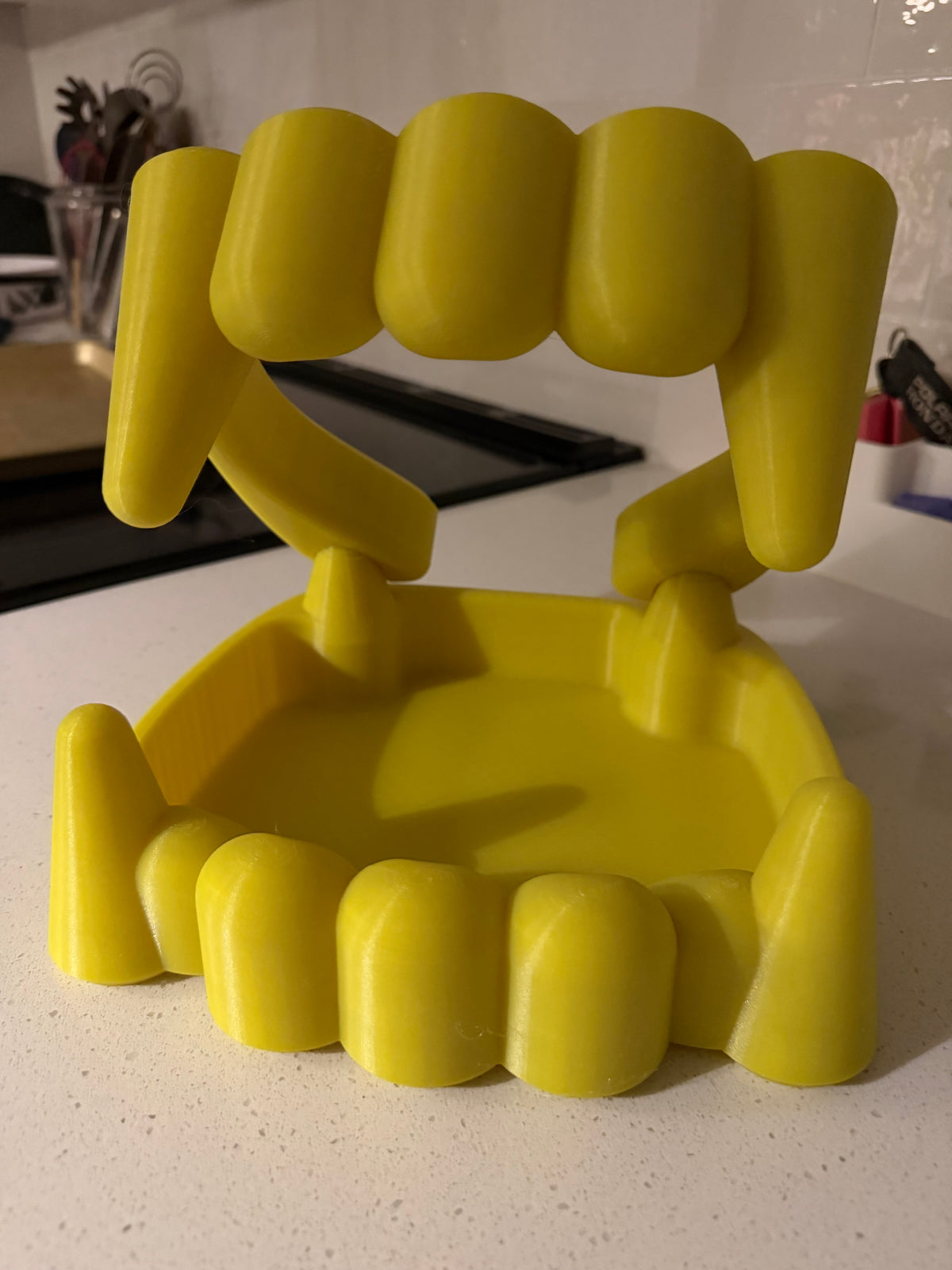 Halloween bowl vampire teeth adjustable