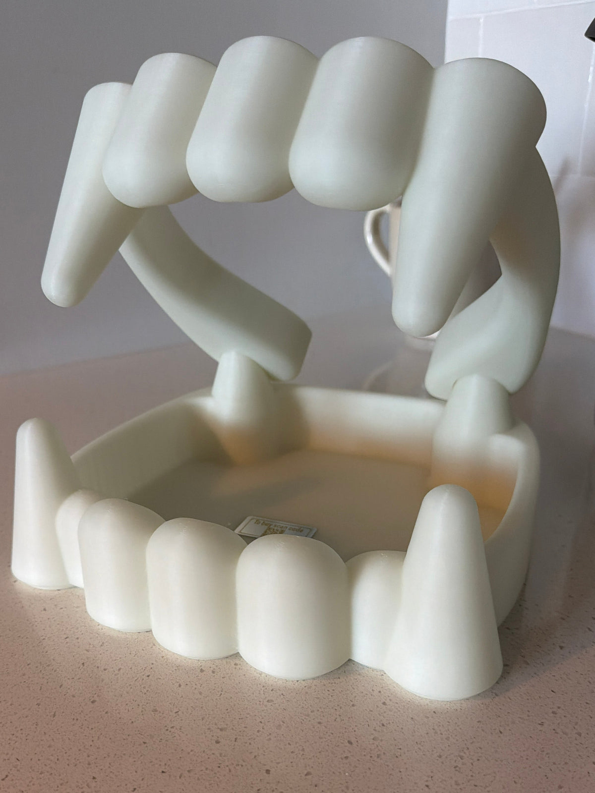 Halloween bowl vampire teeth adjustable