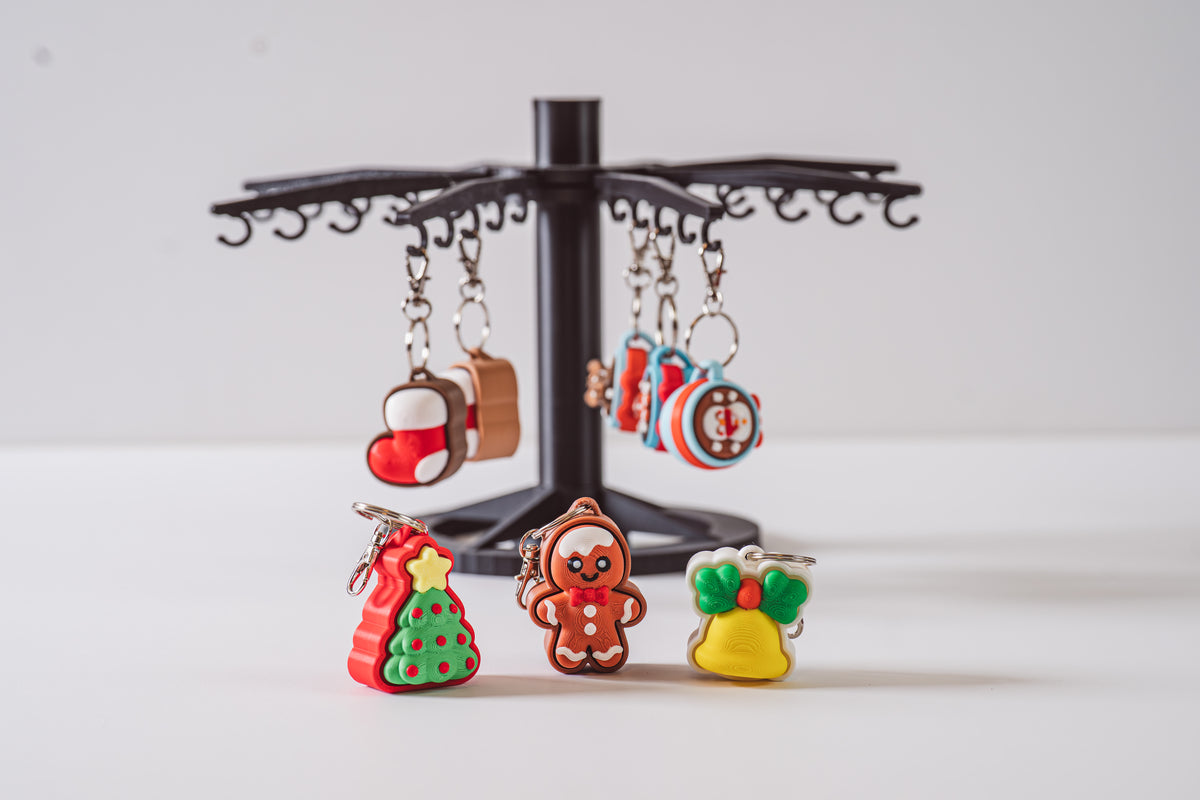 3D-Printed Fidgets Clicky and key chains