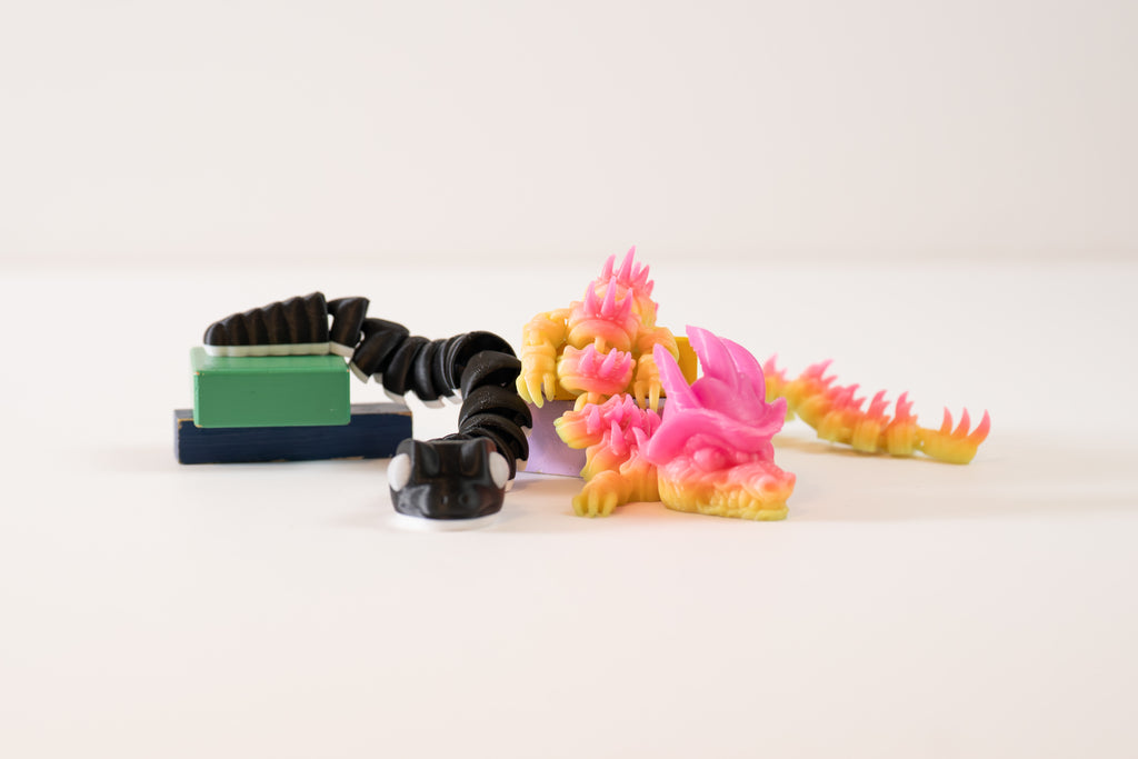 3D-Printed Fidgets Clicky and key chains